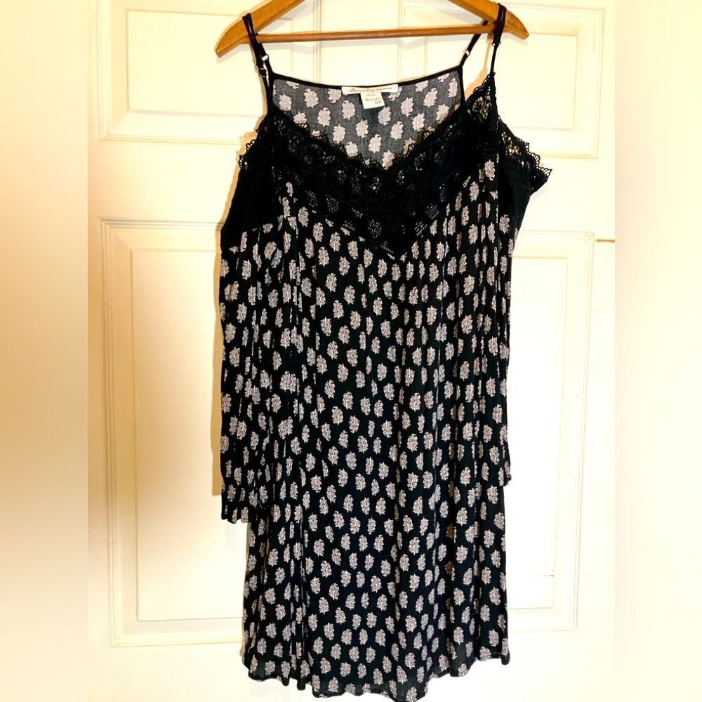 American Rag, mini dress, cut out sleeves, excellent condition, size 0X